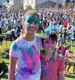 holi celebrants