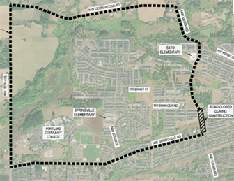 kaiser detour map