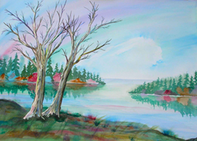 watercolor by susan pfahl