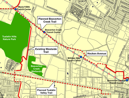 beaverton creek trail map