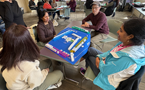 mahjong players
