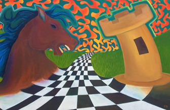 “Games,” Oil on Canvas, 36”x24”