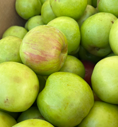 green apples