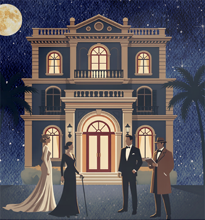 murder mystery dinner flyer