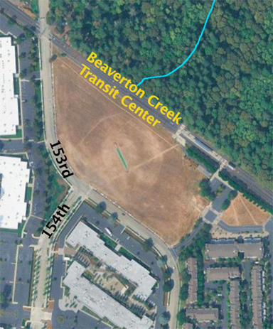 beaverton creek transit center map
